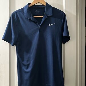 Nike Men's Dark Blue Polo Shirt